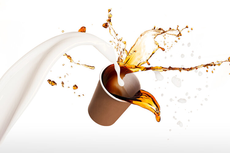 kaffee milch explosion