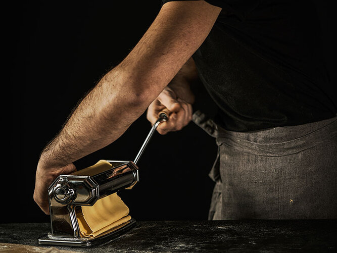 ravioli in the making