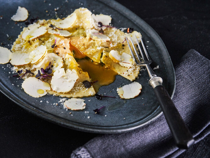 ravioli in the making