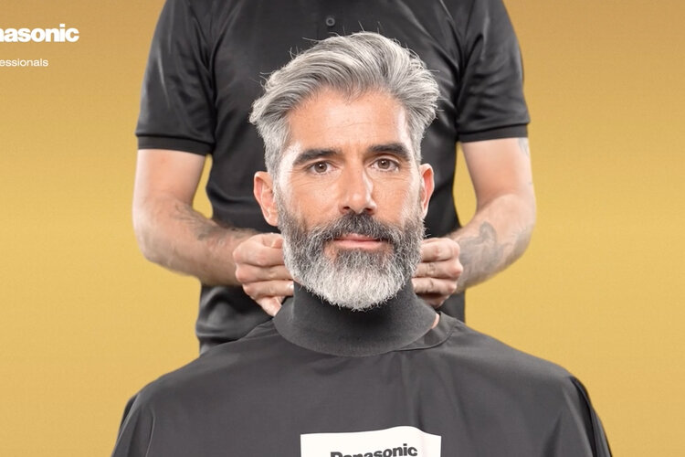 Panasonic grooning facial hair